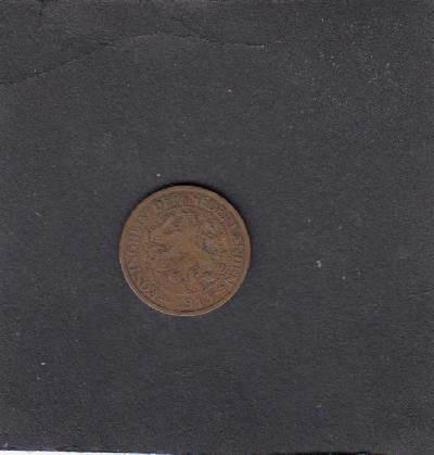 Beschrijving: 1 Cent WILHELMINA